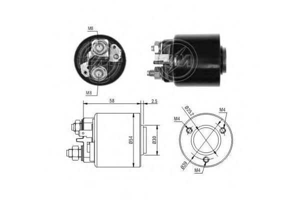 068911287J VAG elektromagnes rozrusznika