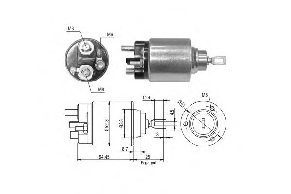 SS0152 AS/Auto Storm elektromagnes rozrusznika