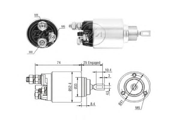 Elektromagnes rozrusznika ZM1381 ERA