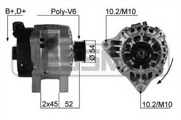 A2TB4791A Mitsubishi alternator