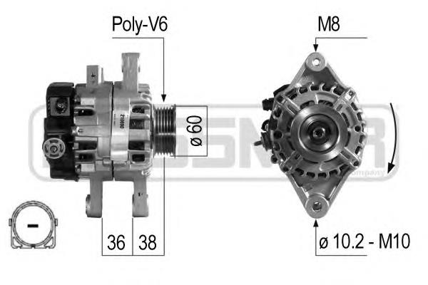 270600Q140 Toyota Alternator