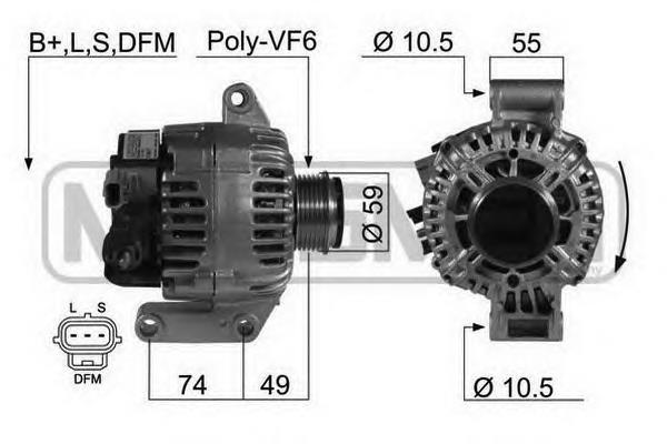 1530193 Ford alternator