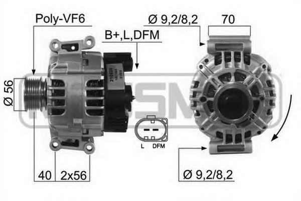 Do koszyka 06K903023V VAG Alternator