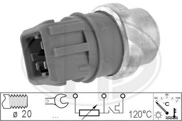 Czujnik temperatury płynu chłodzącego Renault (RVI) 7700829427