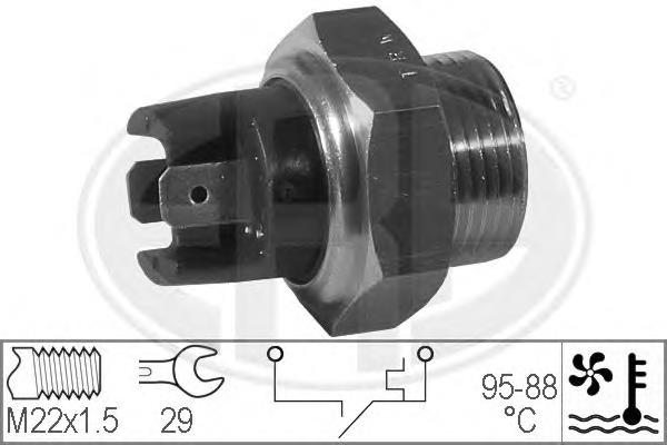 Czujnik temperatury płynu chłodzącego (włączenia wentylatora chłodnicy) ERA 330172 cena, od 9,70 USD