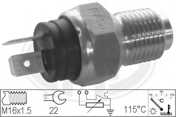 Do koszyka 34020 FAE Czujnik temperatury płynu chłodzącego
