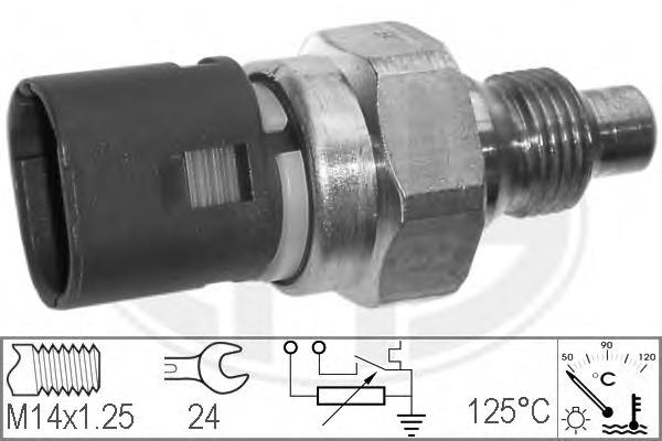 Czujnik temperatury płynu chłodzącego 7700778783 Renault (RVI)