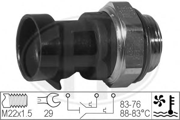 Do koszyka 46413969 Fiat/Alfa/Lancia Czujnik temperatury płynu chłodzącego (włączenia wentylatora chłodnicy)