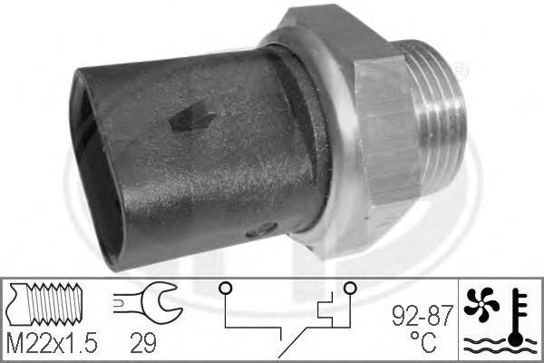 Czujnik temperatury płynu chłodzącego (włączenia wentylatora chłodnicy) Fiat/Alfa/Lancia 0005992746 cena, od 10,40 USD