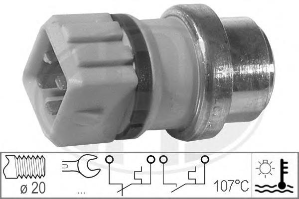 Czujnik temperatury płynu chłodzącego 4090034 Kamoka