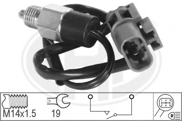 Do koszyka 3200570E12 Nissan/Infiniti Czujnik włączania światła cofania