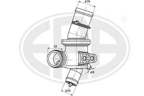 Do koszyka 6402000415 Mercedes Termostat