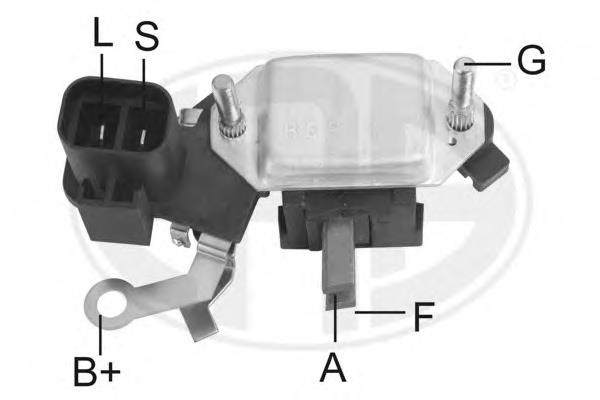 Do koszyka IH205 WAI Regulator alternatora (przekaźnik ładowania)