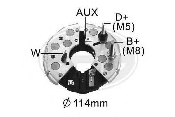 Mostek prostowniczy alternatora = Moster diodowy alternatora ARC0093 AS/Auto Storm