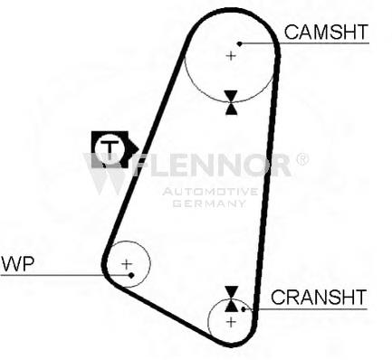 Pasek rozrządu Volkswagen Polo 2 86C