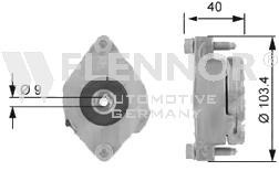 FA99010 Flennor napinacz paska napędowego