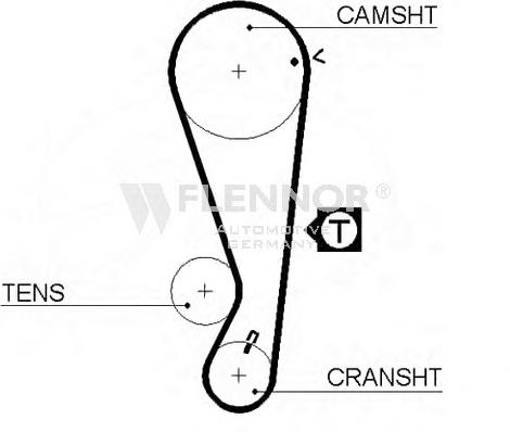 Pasek rozrządu Mitsubishi 1145A049 cena, od 15,28 USD