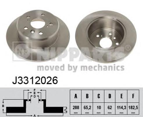 Tarcza hamulcowa tylna 4243133050 Toyota