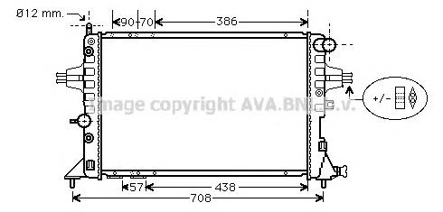 Chłodnica silnika Opel 1300407 cena, od 111,00 USD