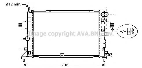 Chłodnica silnika Opel 13145212 cena, od 96,46 USD