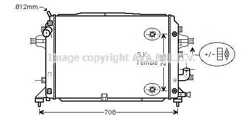 Do koszyka 5561082 Polcar Chłodnica silnika