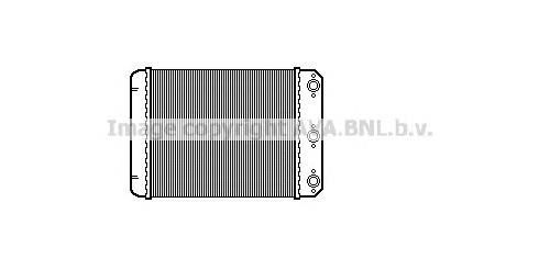 Do koszyka A0028355501 Mercedes Chłodnica nagrzewnicy (ogrzewacza)
