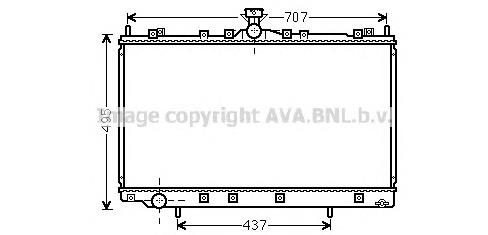 Chłodnica silnika AVA FP48A1360AV cena, od 135,79 USD