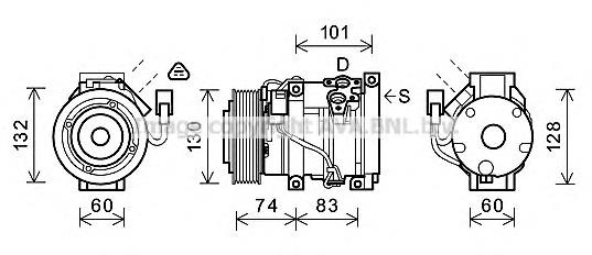 Do koszyka 4472204061 Toyota Sprężarka klimatyzacji