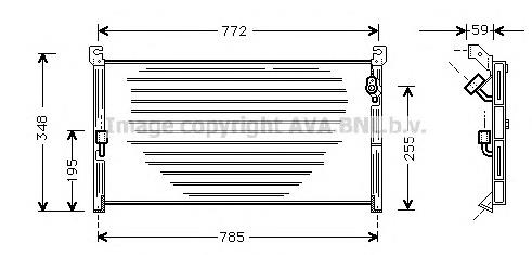 Chłodnica klimatyzacji Toyota 8846042020 cena, od 101,64 USD