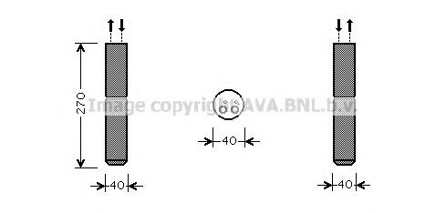 Osuszacz klimatyzacji Renault (RVI) 7701060041 cena, od 19,58 USD