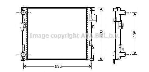 Chłodnica silnika Opel 4408645 cena, od 77,65 USD