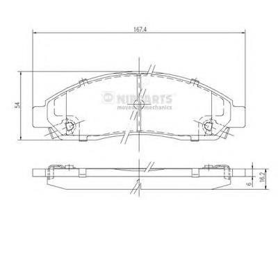 Klocki hamulcowe przednie tarczowe General Motors 89040317 cena, od 30,24 USD