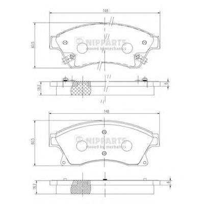 Klocki hamulcowe przednie tarczowe Opel 95516191