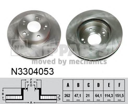 Do koszyka 0954573X Brembo Tarcza hamulcowa przednia