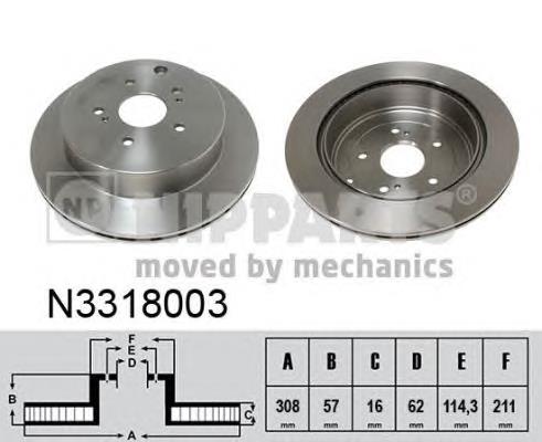 Tarcza hamulcowa tylna Febi 108483