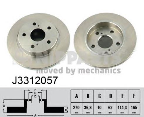 Do koszyka CD7645S Bremsi Tarcza hamulcowa tylna