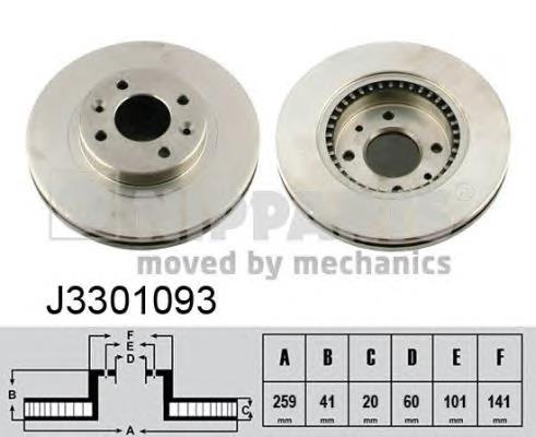 Tarcza hamulcowa przednia Renault (RVI) 8671018195