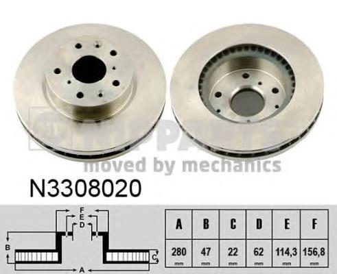 5531180J03 Suzuki Tarcza hamulcowa przednia
