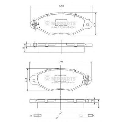 Klocki hamulcowe przednie tarczowe Renault (RVI) 7701209117