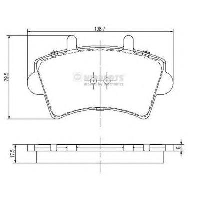 8660004551 Renault (RVI) Klocki hamulcowe przednie tarczowe