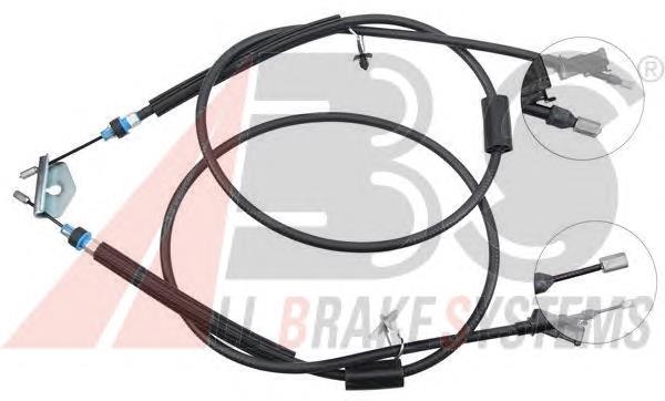 Do koszyka 3M512A603EA Ford Linka hamulca ręcznego tylna prawa/lewa