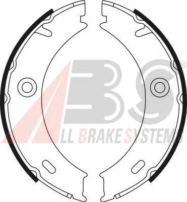 Klocki hamulca ręcznego ABS 9022 cena, od 23,01 USD