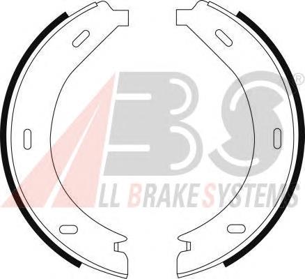 Klocki hamulca ręcznego ABS 9110 cena, od 21,06 USD