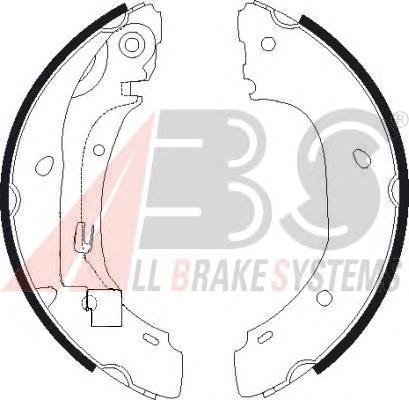 Klocki hamulcowe tylne bębnowe Peugeot/Citroen 00004241L2 cena, od 35,03 USD
