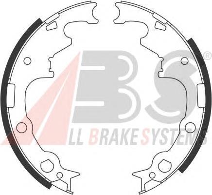 Klocki hamulcowe tylne bębnowe ABS 40538 cena, od 50,16 USD