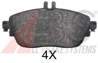 Klocki hamulcowe przednie tarczowe 0084200620 Mercedes