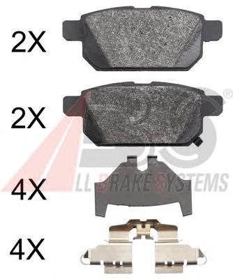 Okładziny (klocki) do hamulców tarczowych tylne Suzuki 5580068L20000 cena, od 25,56 USD