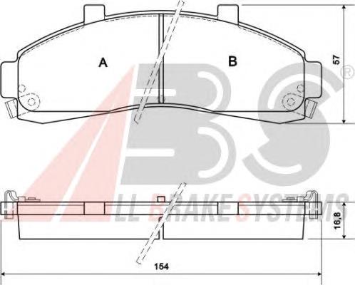 ZZM049280A Ford Klocki hamulcowe przednie tarczowe