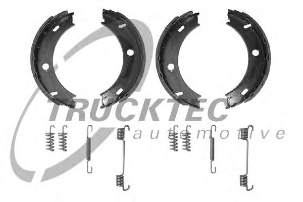 0235052 Trucktec Klocki hamulca ręcznego