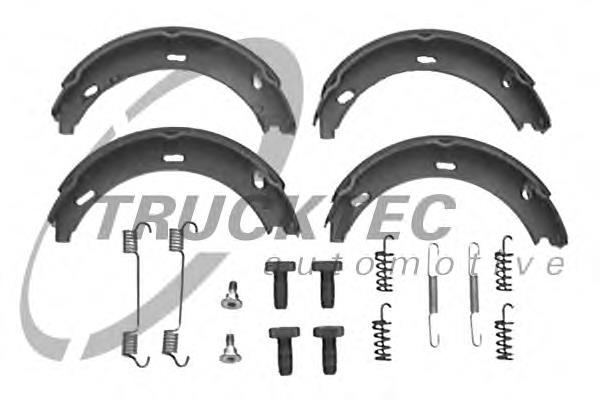 02.35.006 Trucktec klocki hamulca ręcznego